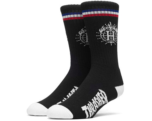 Ponožky HUF Thrasher Black