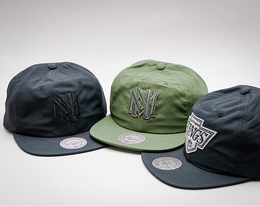 Kšiltovka Mitchell & Ness Oxford Olive Snapback