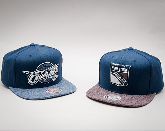 Kšiltovka Mitchell & Ness Melange Infill Cleveland Cavaliers Navy Snapback