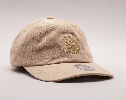 Kšiltovka Mitchell & Ness Micro Suede Slouch Toronto Raptors Tan Strapback