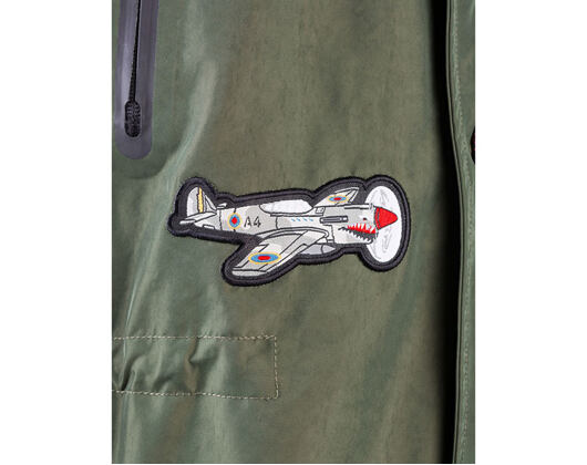 Bunda Sprayground Army Patches Parka Green