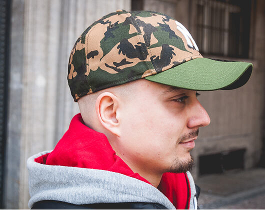 Kšiltovka New Era Camo Team Stretch New York Yankees 39THIRTY Woodland Camo/Official Team Color