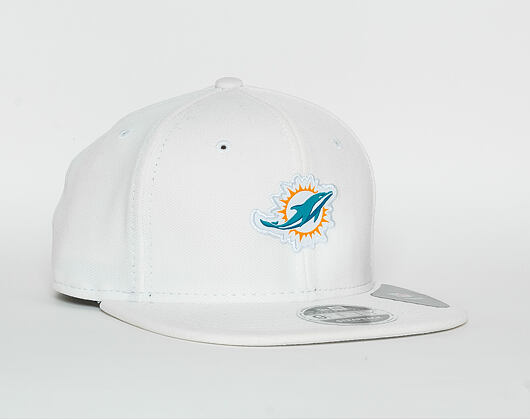 Kšiltovka New Era Border Edge Pique Miami Dolphins 9FIFTY White/Official Team Colors Strapback