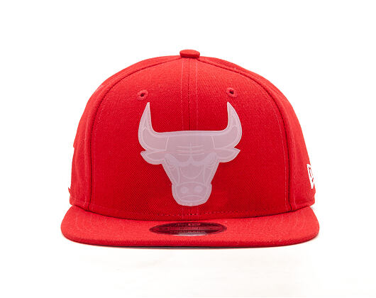 Kšiltovka New Era Transparent Logo Chicago Bulls 9FIFTY Scarlet Snapback