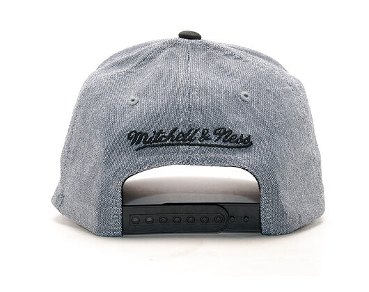 Kšiltovka Mitchell & Ness Link Flexfit 110 Flex-Snap Brooklyn Nets Grey/Black Snapback