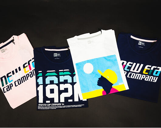 Triko New Era Story Tee Light Navy