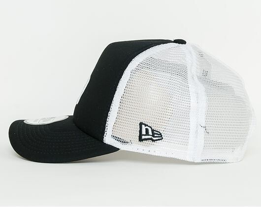 Kšiltovka New Era - MLB Clean 9FORTY Trucker - LA Dodgers - Black / White