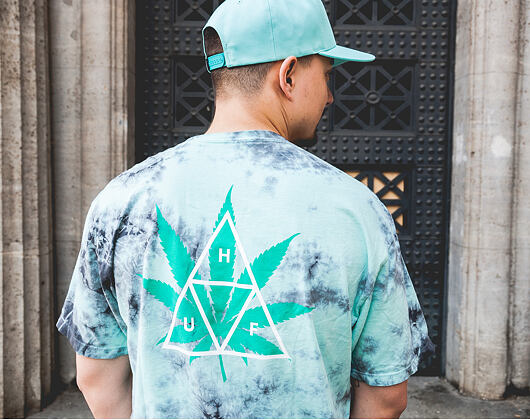 Kšiltovka HUF 420 Triple Triangle Mint Snapback