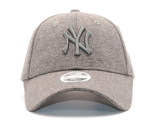 Dámská Kšiltovka New Era Jersey Essential New York Yankees 9FORTY Grey Heather/Grey Heather Strapbac