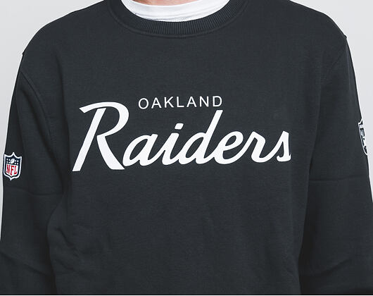Mikina New Era Team Apparel Crewneck Oakland Raiders Black
