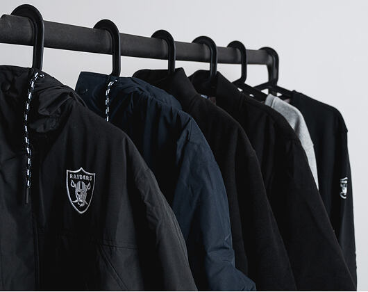 Mikina New Era Team Apparel Crewneck Oakland Raiders Black