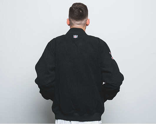 Bunda New Era Team Apparel Melton Bomber Oakland Raiders Black