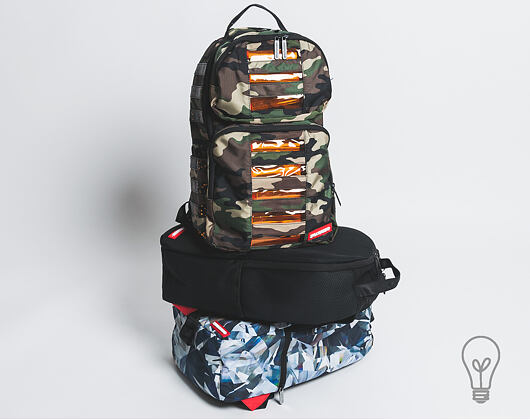 Svítící Batoh Sprayground Camo L.E.D. Bag To The Future