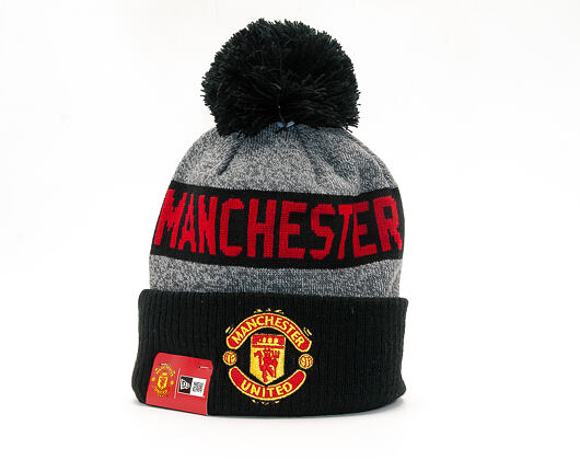Kulich New Era Crown Bobble Knit Manchester United Black