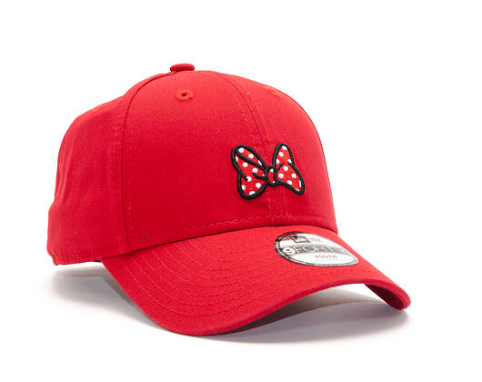 Dětská Kšiltovka New Era Jr Disney Minnie Mouse 9FORTY Youth Scarlet Strapback