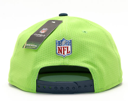 Kšiltovka New Era On Field NFL17 Seattle Seahawks 9FIFTY Official Team Color Snapback