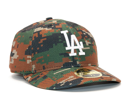 Kšiltovka New Era Diamond Era Los Angeles Dodgers 59FIFTY Woodland Camo