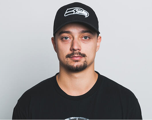 Kšiltovka New Era Monochrome Seattle Seahawks 39THIRTY Black