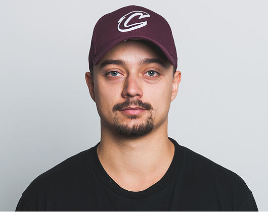 Kšiltovka New Era Felt Infill Cleveland Cavaliers 9FORTY Maroon/White Strapback