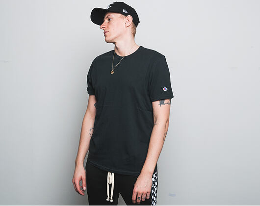 Triko Champion Crewneck T-Shirt Sleeve Mini Logo Black