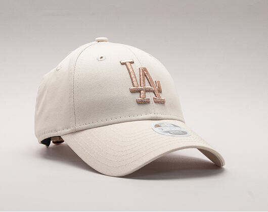 Dámská Kšiltovka New Era Essential Los Angeles Dodgers 9FORTY Satin/Gold Strapback