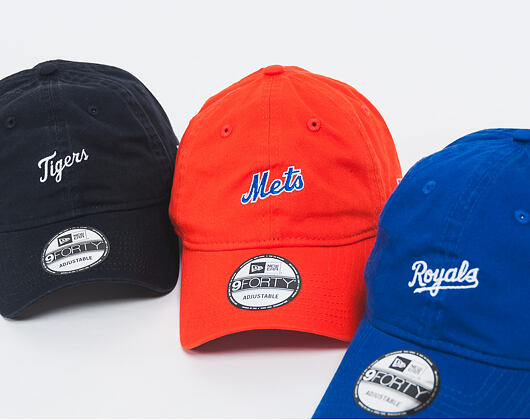 Kšiltovka New Era Mini Wordmark New York Mets 9FORTY Orange Strapback