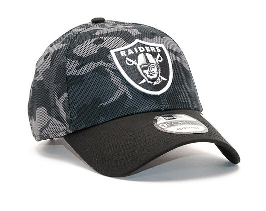 Kšiltovka New Era Mesh Overlay Oakland Raiders 9FORTY Camo/Black Strapback