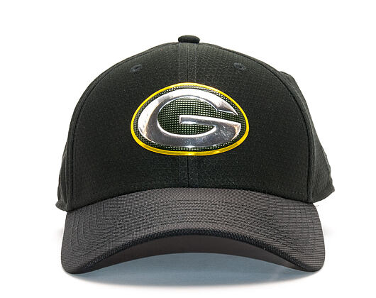 Kšiltovka New Era Black Coll Green Bay Packers 39THIRTY Black