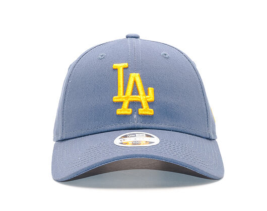 Dámská Kšiltovka New Era League Essential Los Angeles Dodgers 9FORTY Slate/Gold Strapback