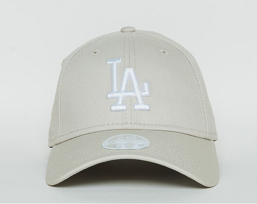 Dámská Kšiltovka New Era Essential Los Angeles Dodgers 9FORTY Satin/White Strapback