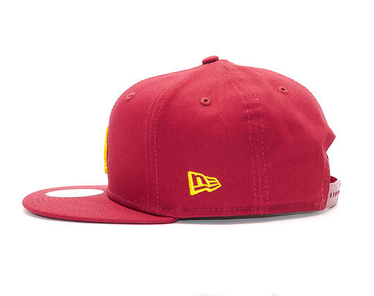 Kšiltovka New Era League Essential Los Angeles Dodgers 9FIFTY Carmine/Gold Snapback