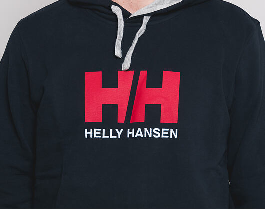 Mikina S Kapucí Helly Hansen HH Logo Hoodie Navy