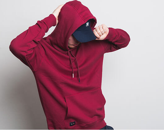 Mikina S Kapucí New Era World Hood Oversized Hoody Cardinal
