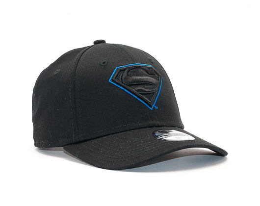 Dětská Kšiltovka New Era Char Outl Superman 9FORTY Youth Black/Blue Azzure Strapback