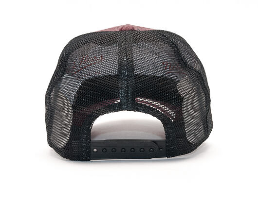 Dětská Kšiltovka New Era Seas Heather Aframe Trucker Boston Red Sox 9FORTY Youth Heather Maroon/Whit