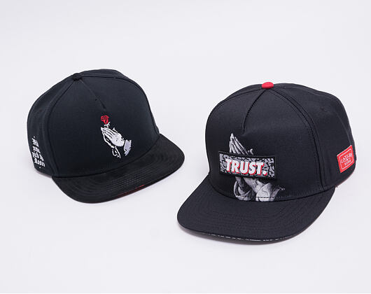 Kšiltovka Cayler & Sons White Label Thorns Black/Red Snapback