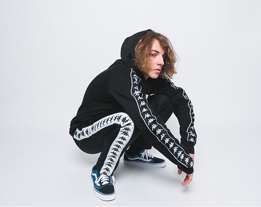 Mikina S Kapucí Kappa Authentic Hurtado Black