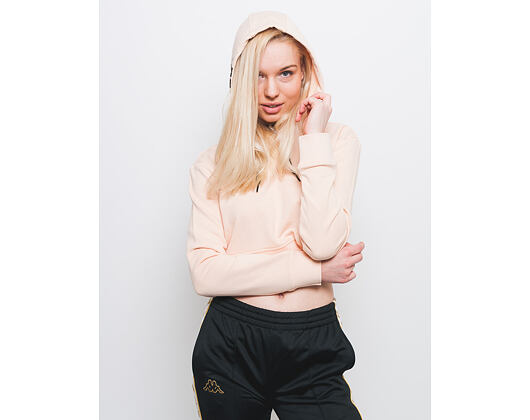 Dámská Mikina S Kapucí Kappa Authentic Zaly Pink Peach