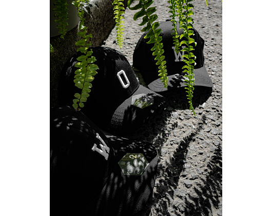Kšiltovka State of WOW ALPHABET - Alpha Baseball Cap Crown 2 Black/White Strapback