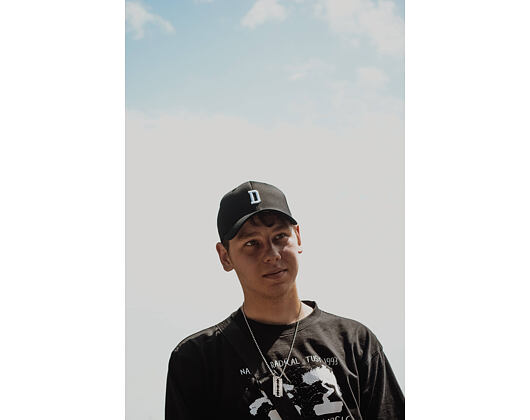 Kšiltovka State of WOW ALPHABET - Delta Baseball Cap Crown 2 Black/White Strapback