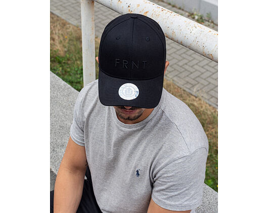 Kšiltovka UPFRONT Truth Baseball Cap Black Strapback