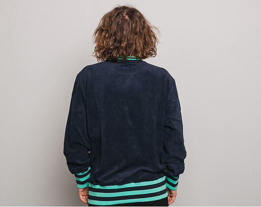 Mikina Champion Crewneck Sweatshirt Classic Logo Navy/Green