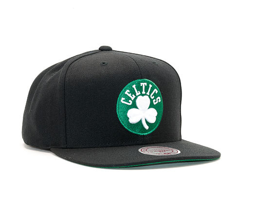 Kšiltovka Mitchell & Ness Solid Team Colour Boston Celtics Black/Green Snapback