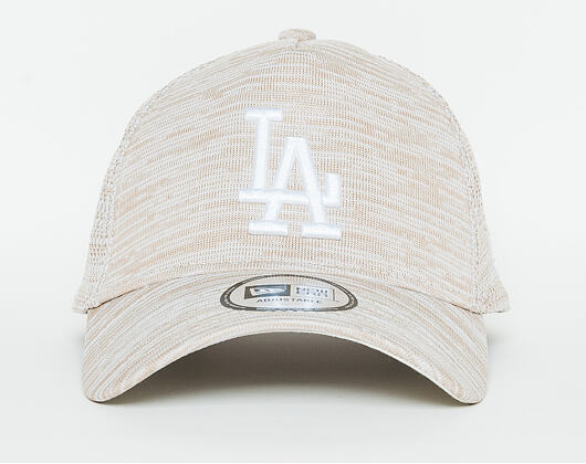 Kšiltovka New Era Engineered Fit Los Angeles Dodgers 9FORTY A-FRAME  Stone / Optic White