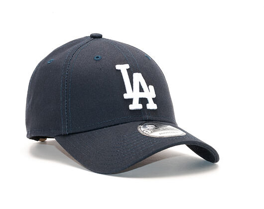 Kšiltovka New Era  League Essential Los Angeles Dodgers 9FORTY Strapback Navy / Optic White