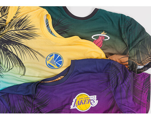 Triko New Era Summer City Tee Los Angeles Lakers All Over Print
