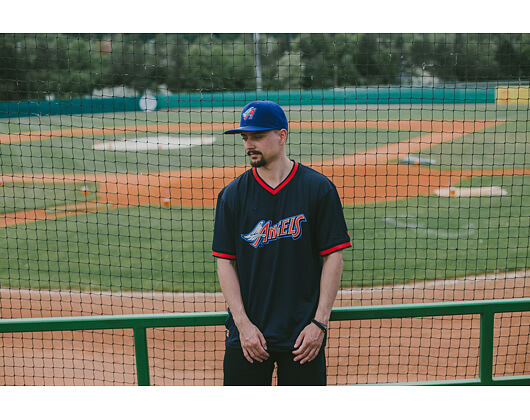 Triko New Era Coast 2 Coast Mesh BB Tee Anaheim Angels Navy