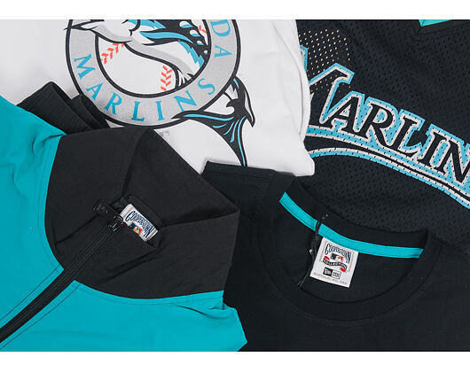 Mikina S Kapucí New Era Coast 2 Coast Po Hoody Florida Marlins White