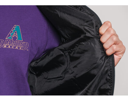Bunda New Era Coast 2 Coast Track Jacket Arizona Diamondbacks Black/Purple