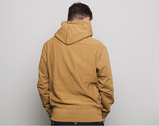 Mikina S Kapucí Champion Classic Logo Hooded Sweatshirt Brown
